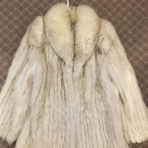 Ladies Fox fur jacket. Size Small